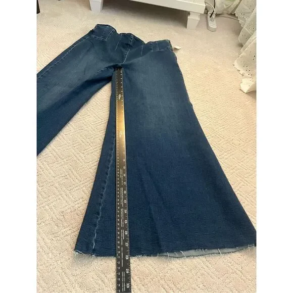 NWT Pilcro A-Line Trapeze High-Rise Wide Leg Jeans - Picture 6 of 13